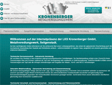 Tablet Screenshot of lks-kronenberger.de